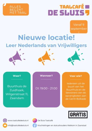 Taalcafé De Sluis opent zevende locatie in Buurthuis de Zuidhoek!